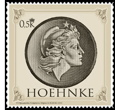Half-crown stamp